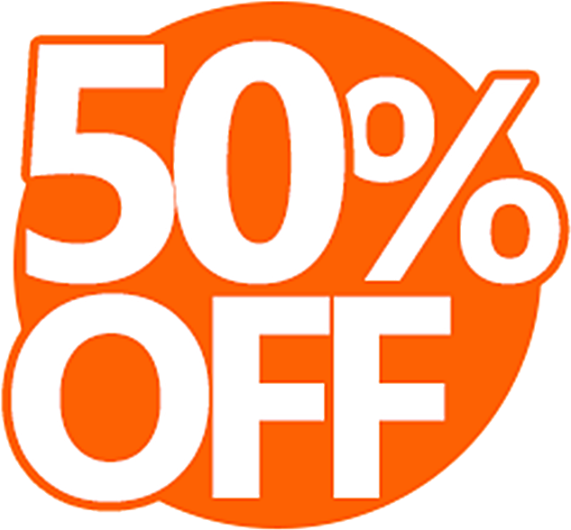 50% Off